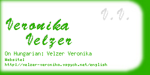 veronika velzer business card